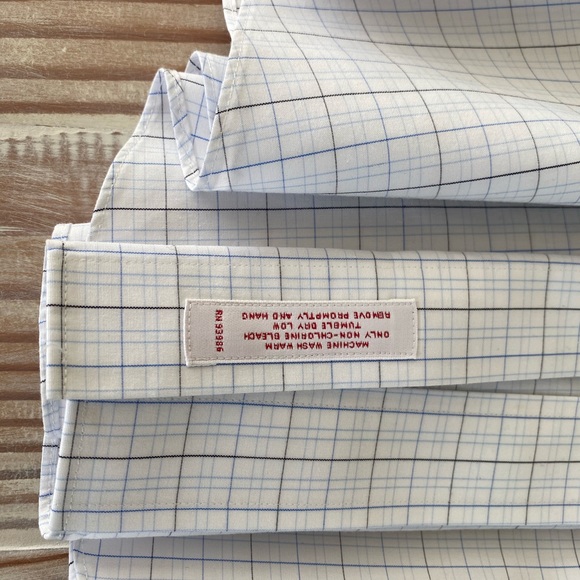 BROOKS BROTHERS French Cuff Dress Shirt 18.5 34 - Picture 8 of 9